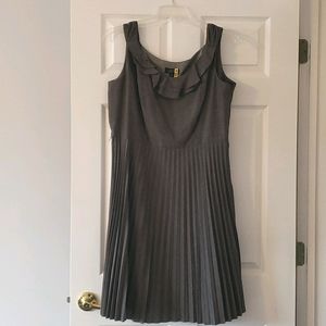 Tahari Midi Pleated Dress